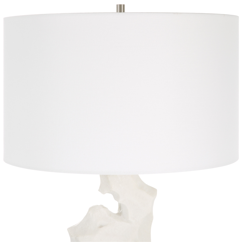 Uttermost Remnant White Marble Table Lamp