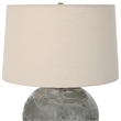 Uttermost Lunia Gray Glass Table Lamp