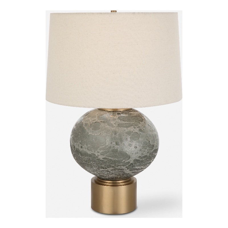 Uttermost Lunia Gray Glass Table Lamp