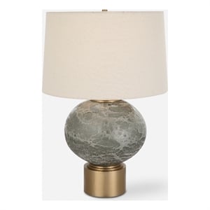 Uttermost Lunia Gray Glass Table Lamp