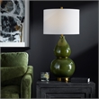 Uttermost Gourd Green Table Lamp