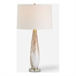 Uttermost Lyra White & Gold Table Lamp