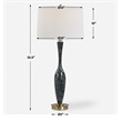 Uttermost Remy Polished Table Lamp in Navy