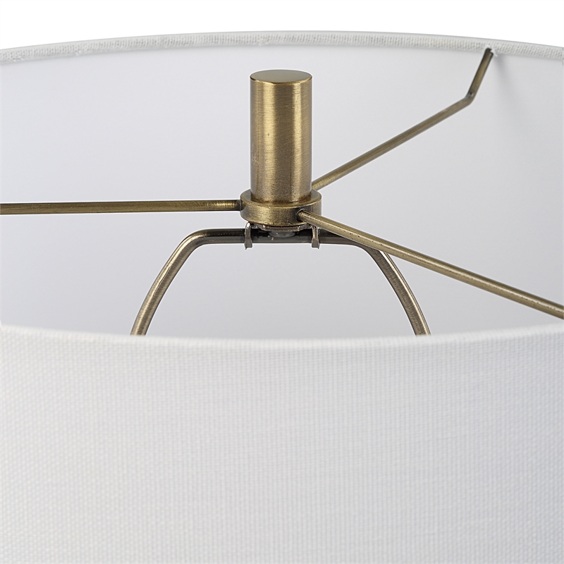 Uttermost Remy Polished Table Lamp in Navy