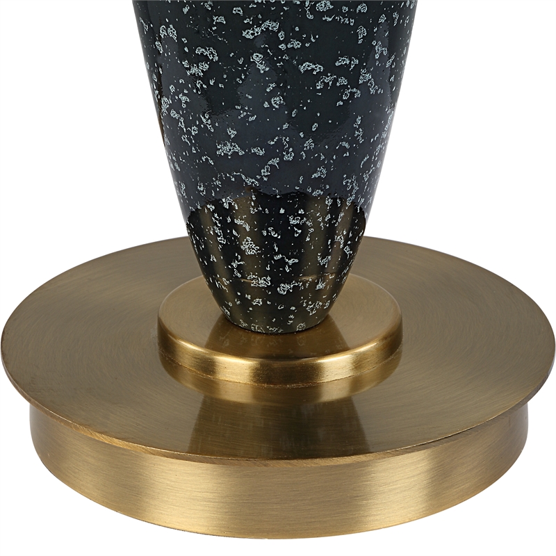 Uttermost Remy Polished Table Lamp in Navy