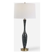 Uttermost Remy Polished Table Lamp in Navy
