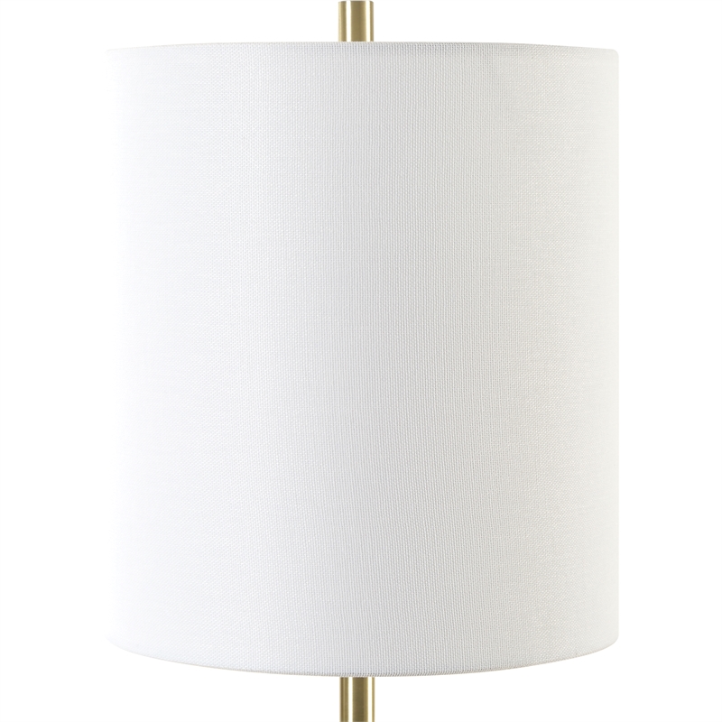 Uttermost Enigma Teal Blue Glass Buffet Lamp