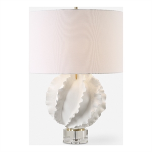uttermost saylor white table lamp