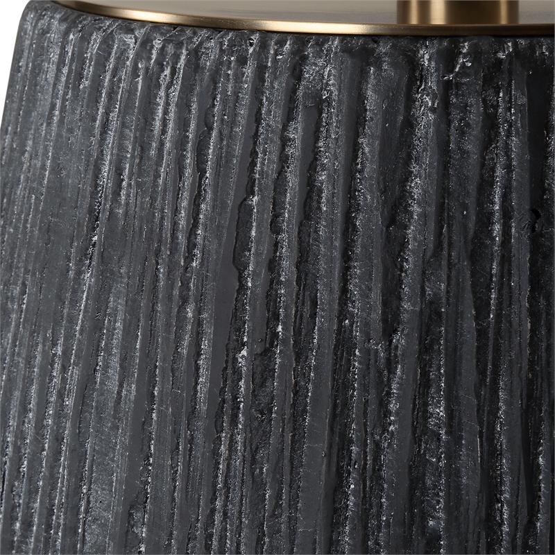 Uttermost Americana Aged Black Table Lamp