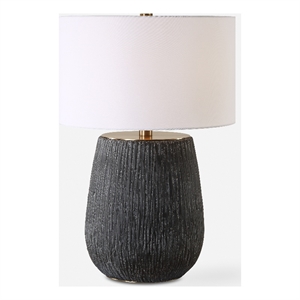 uttermost americana aged black table lamp