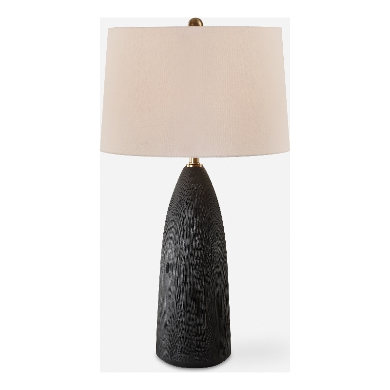 Uttermost Jett Black Table Lamp
