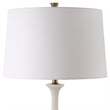 Uttermost Colette White Stone Floor Lamp
