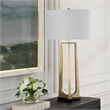 Uttermost Crossroads Antique Brass Table Lamp