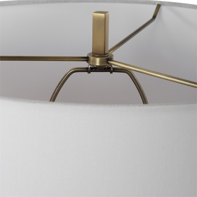 Uttermost Crossroads Antique Brass Table Lamp