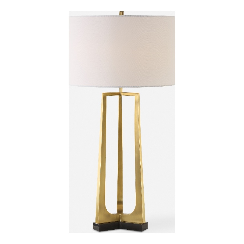 Uttermost Crossroads Antique Brass Table Lamp