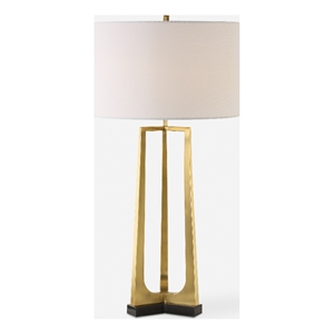 Uttermost Crossroads Antique Brass Table Lamp