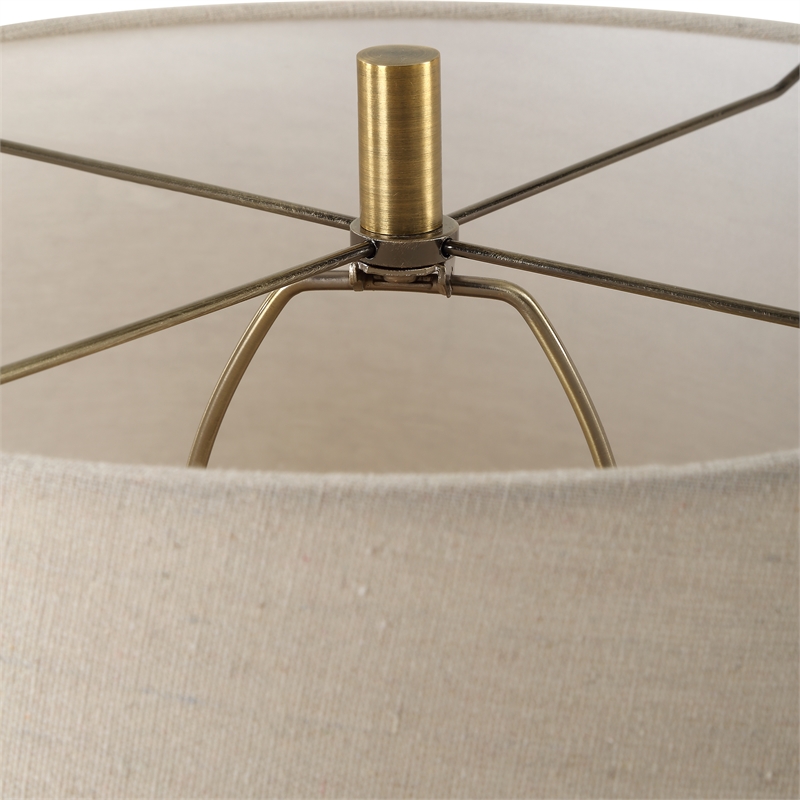 Uttermost Urbino Aged Terracotta Table Lamp in Brown