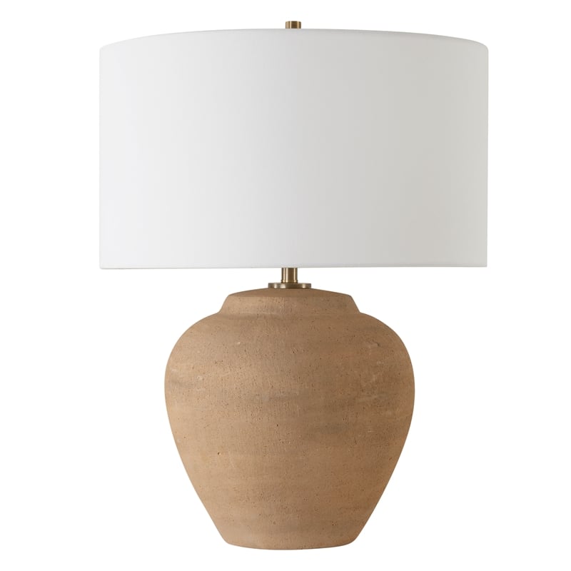 Uttermost Treviso Terracotta Table Lamp in Brown