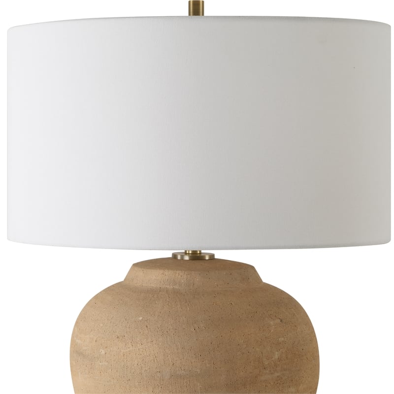 Uttermost Treviso Terracotta Table Lamp in Brown