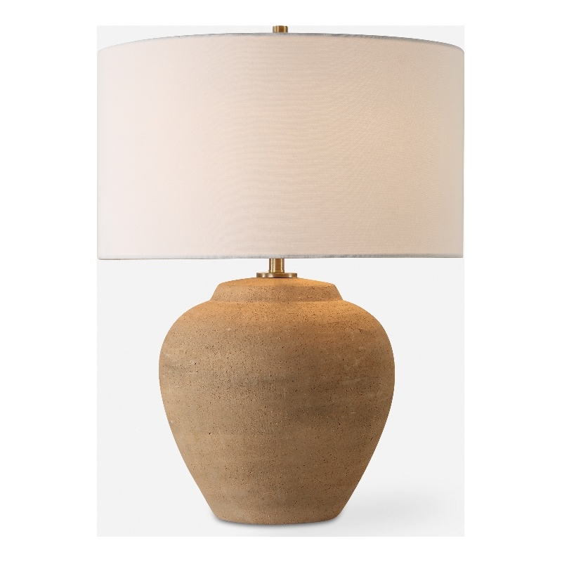 Uttermost Treviso Terracotta Table Lamp in Brown