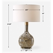 Uttermost Rhine Brown Glass Table Lamp