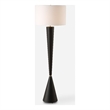 Uttermost Layla Black Tapered Floor Lamp