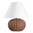 Uttermost Keoghan Terracotta Table Lamp in Brown