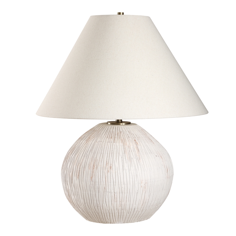 Uttermost Meryl Aged White Table Lamp