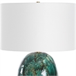 Uttermost Ceralene Green Table Lamp