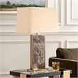 Uttermost Lafferty Marble Table Lamp in Brown