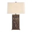 Uttermost Lafferty Marble Table Lamp in Brown
