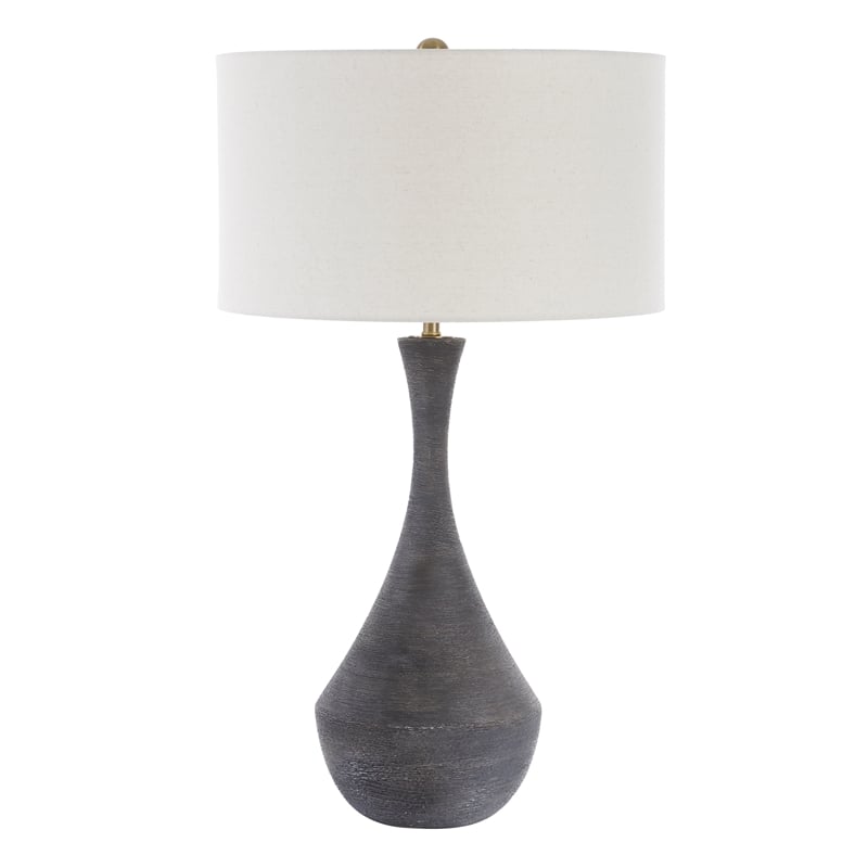 Uttermost Helston Dark Charcoal Table Lamp