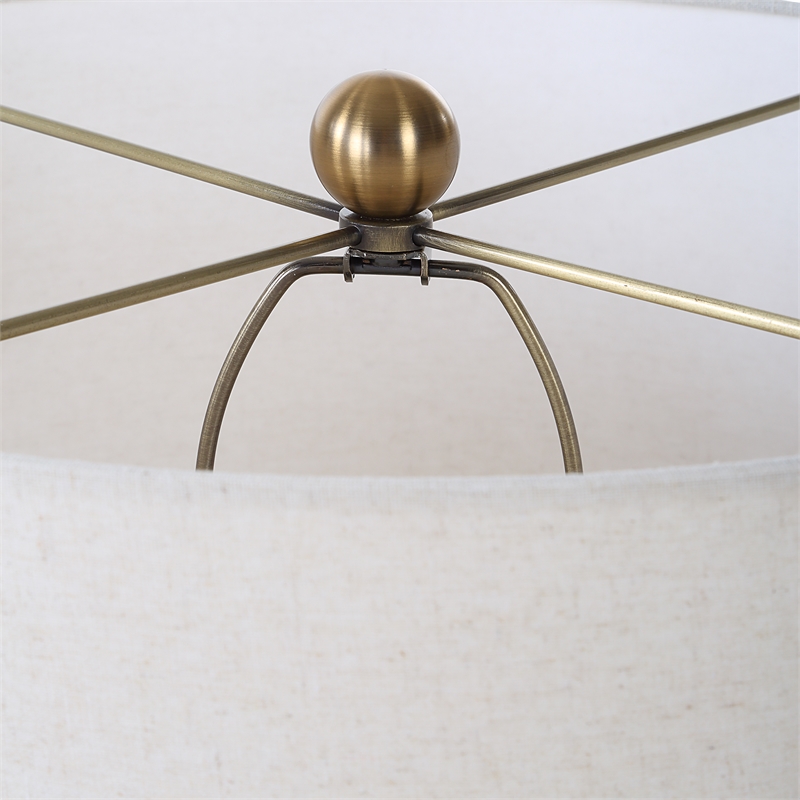 Uttermost Helston Dark Charcoal Table Lamp