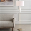 Uttermost Quite The Buzz Floor Lamp in Antique Brass