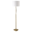 Uttermost Quite The Buzz Floor Lamp in Antique Brass