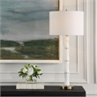 Uttermost Unify Alabaster Table Lamp in White