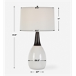 Uttermost Fralin White Table Lamp