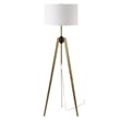 Uttermost Anchorage Tri-pod Floor Lamp in Antique Brass