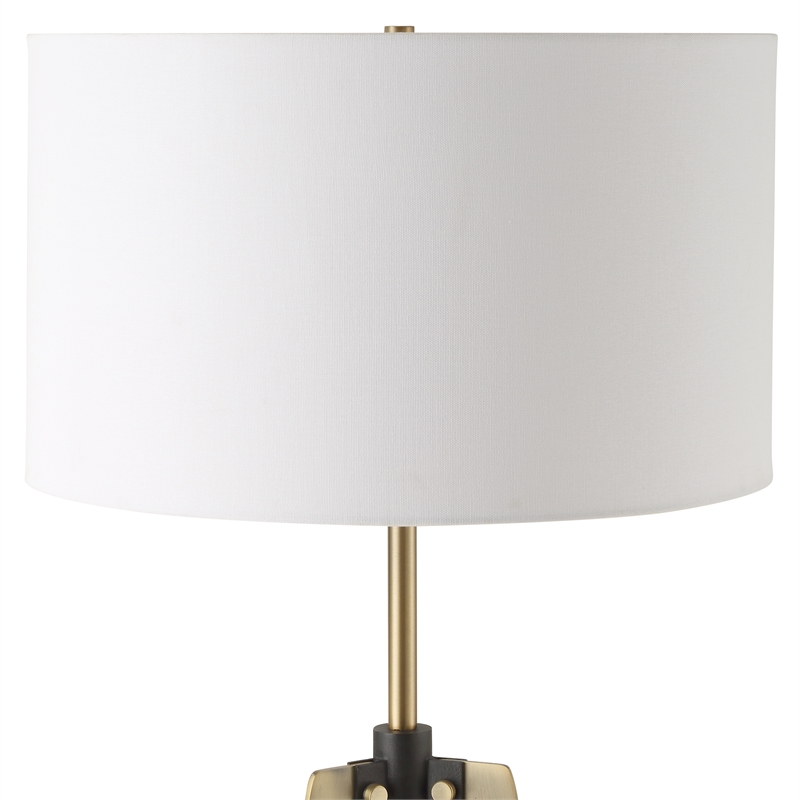 Uttermost Anchorage Tri-pod Floor Lamp in Antique Brass