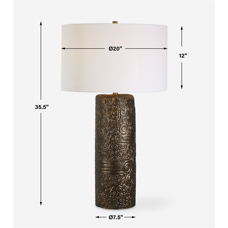 Uttermost Malaga Brass Table Lamp