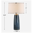 Uttermost Submerged Deep Blue Table Lamp