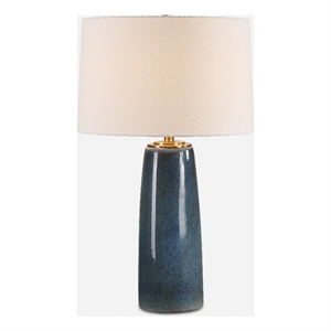 Uttermost Submerged Deep Blue Table Lamp