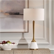 Uttermost Avola White Marble Table Lamp