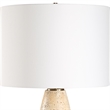 Uttermost Maury Travertine Table Lamp in Brown