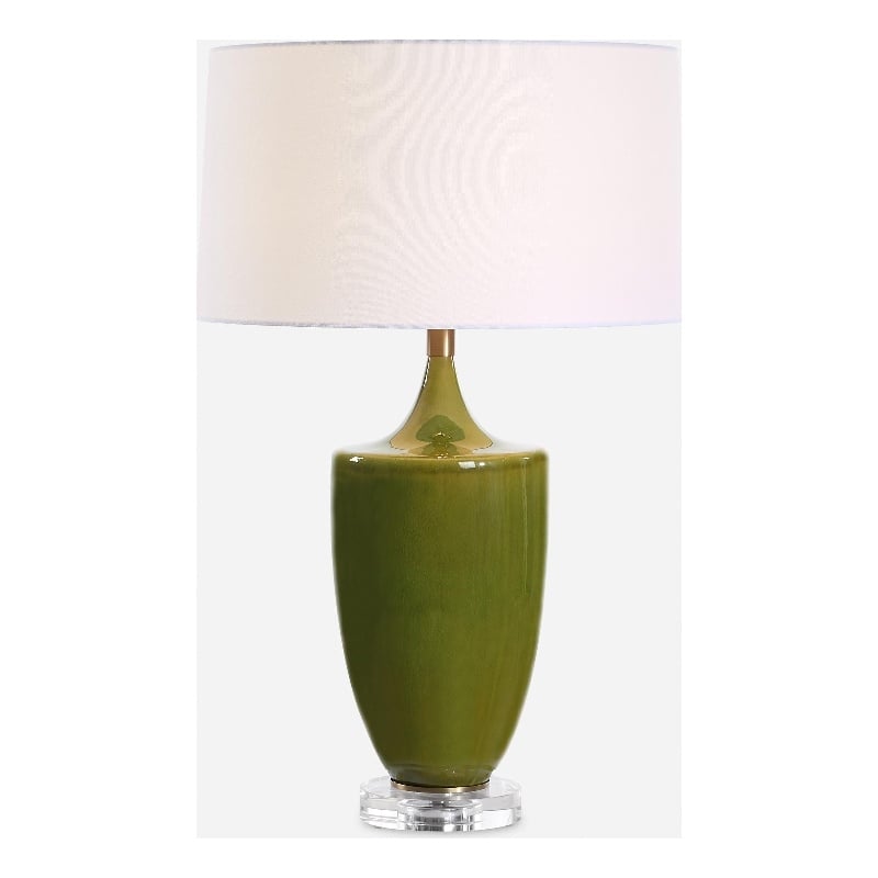 Uttermost Adela Moss Green Table Lamp