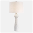 Uttermost Sonata Textured White Table Lamp