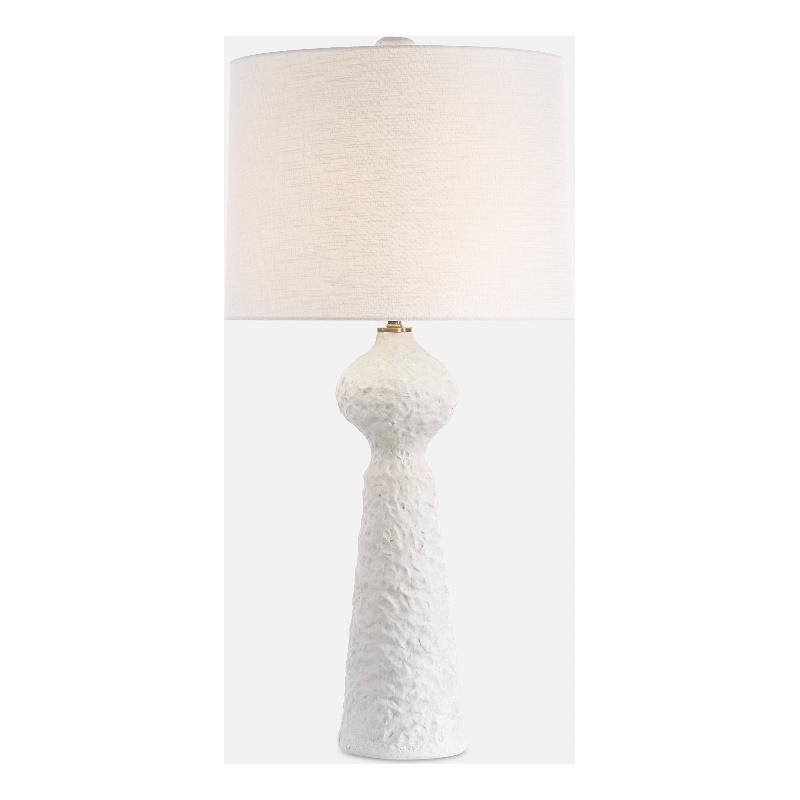 Uttermost Sonata Textured White Table Lamp