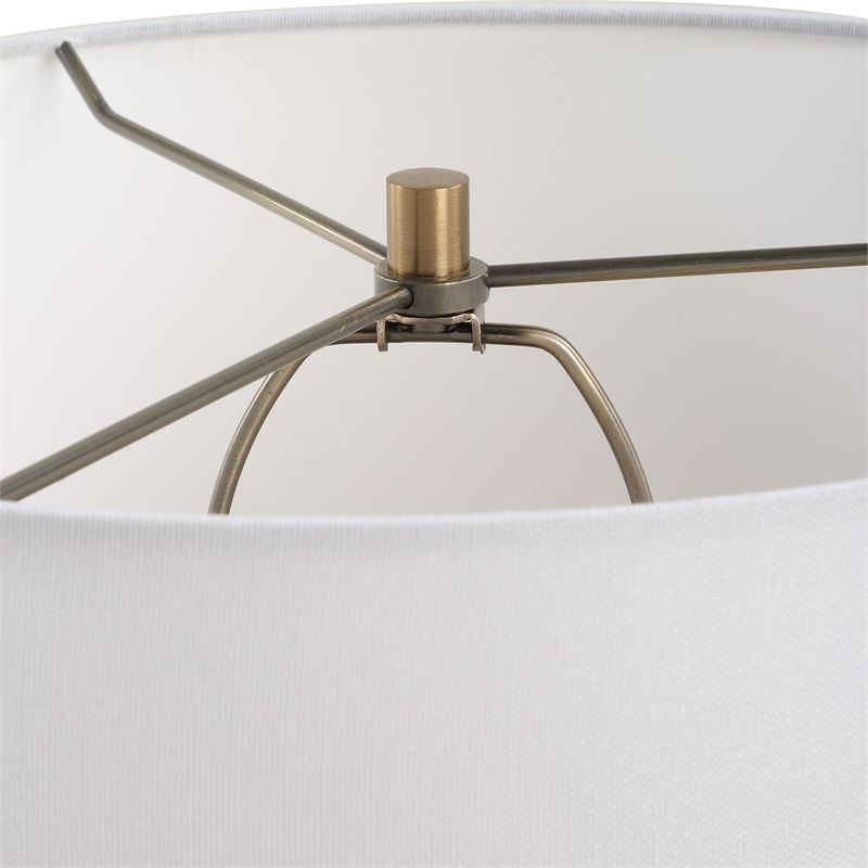 Uttermost Acosta Ribbed Table Lamp in Multi-Color