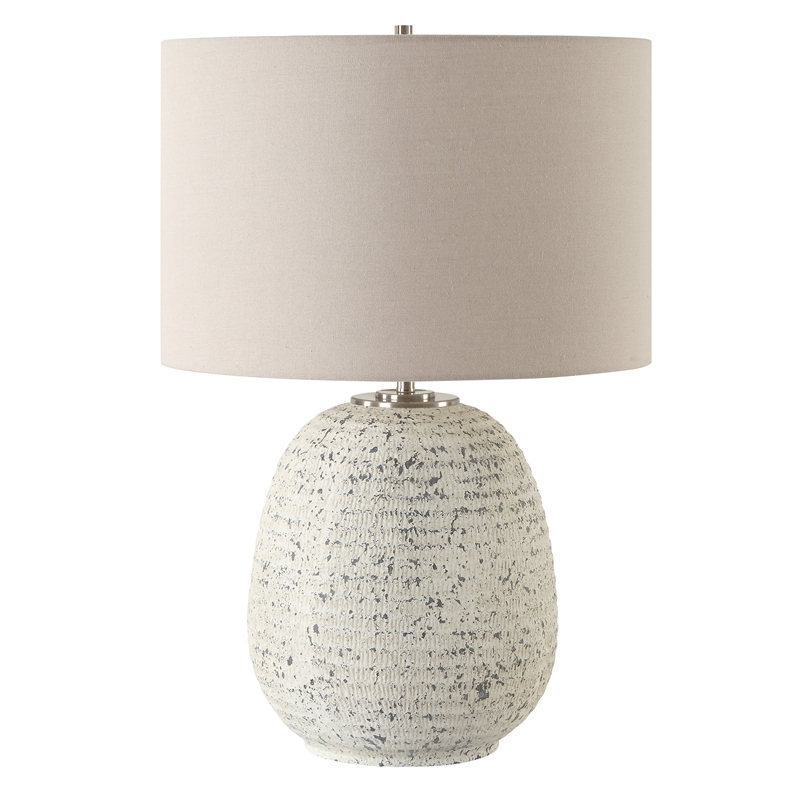 Uttermost Danala Stone Table Lamp in Ivory