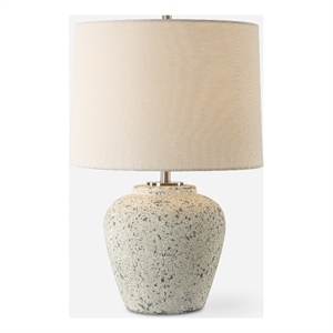 Uttermost Rupture Aged Ivory Table Lamp